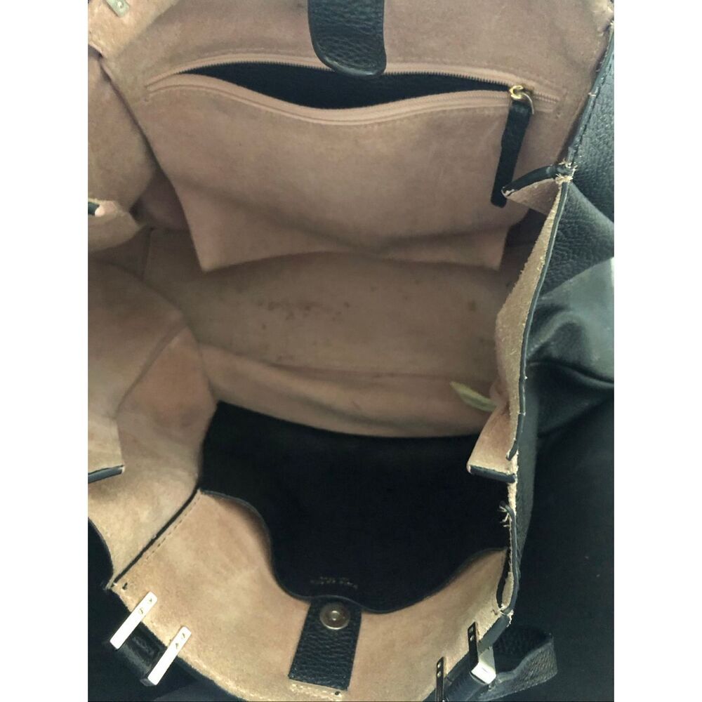 Kate spade hayes street Mandy Maryanne black cow leather bow  shoulder bag leath - Picture 5 of 10